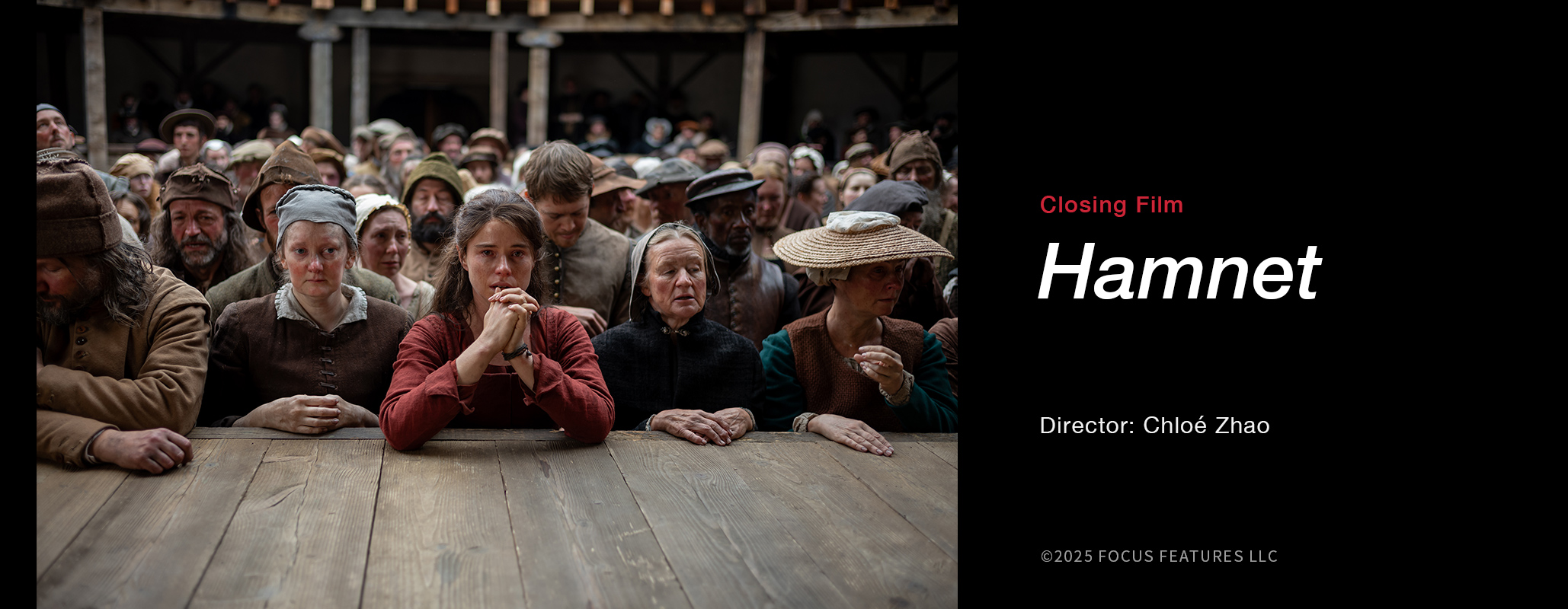 38th Tokyo International Film Festival Closing Film Hamnet Director: Chloé Zhao