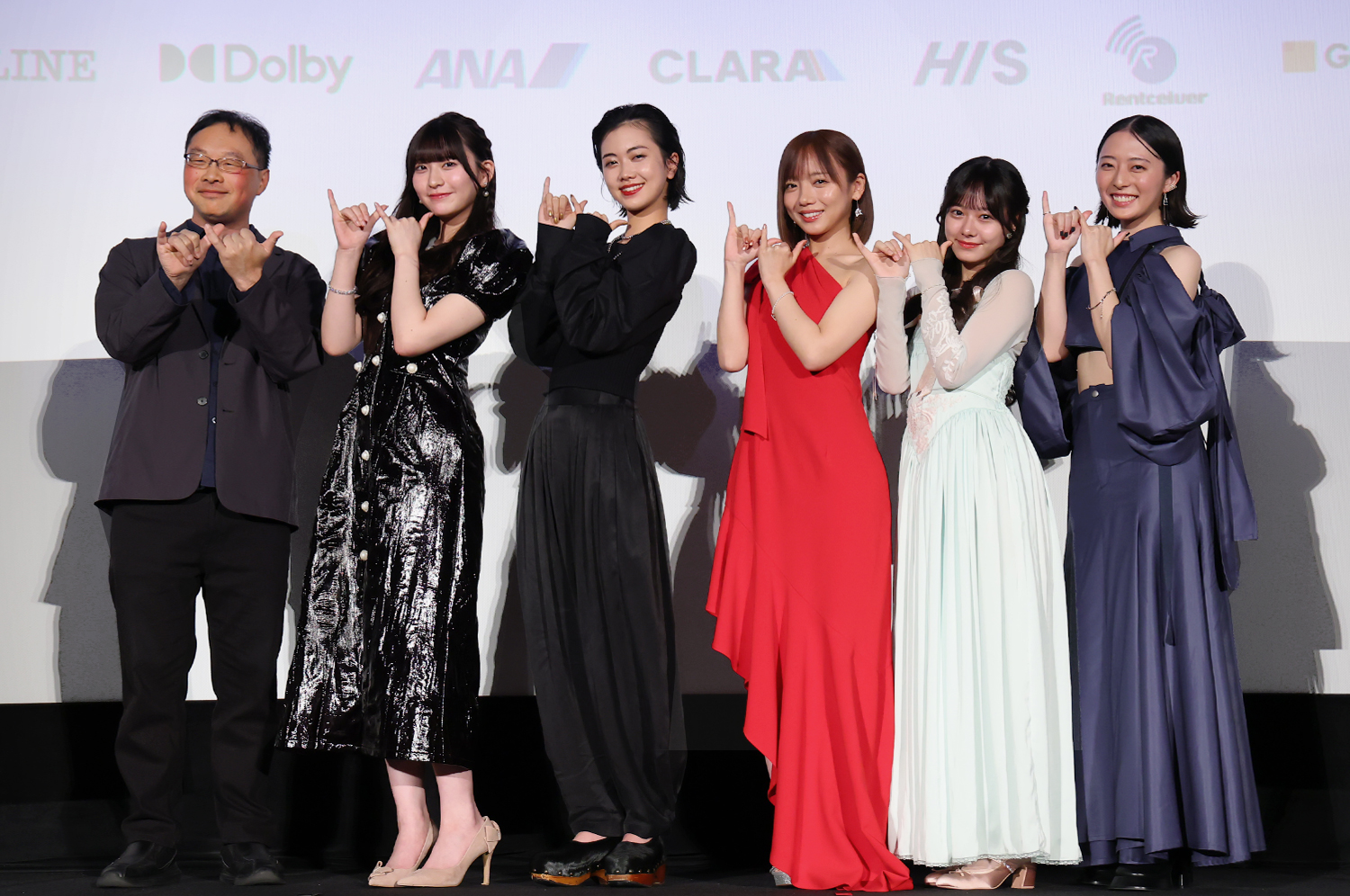 恋愛裁判 舞台挨拶：深田晃司（監督）、齊藤京子（俳優）、仲村悠菜（俳優）、小川未祐（俳優）、今村美月（俳優）、桜ひなの（俳優）