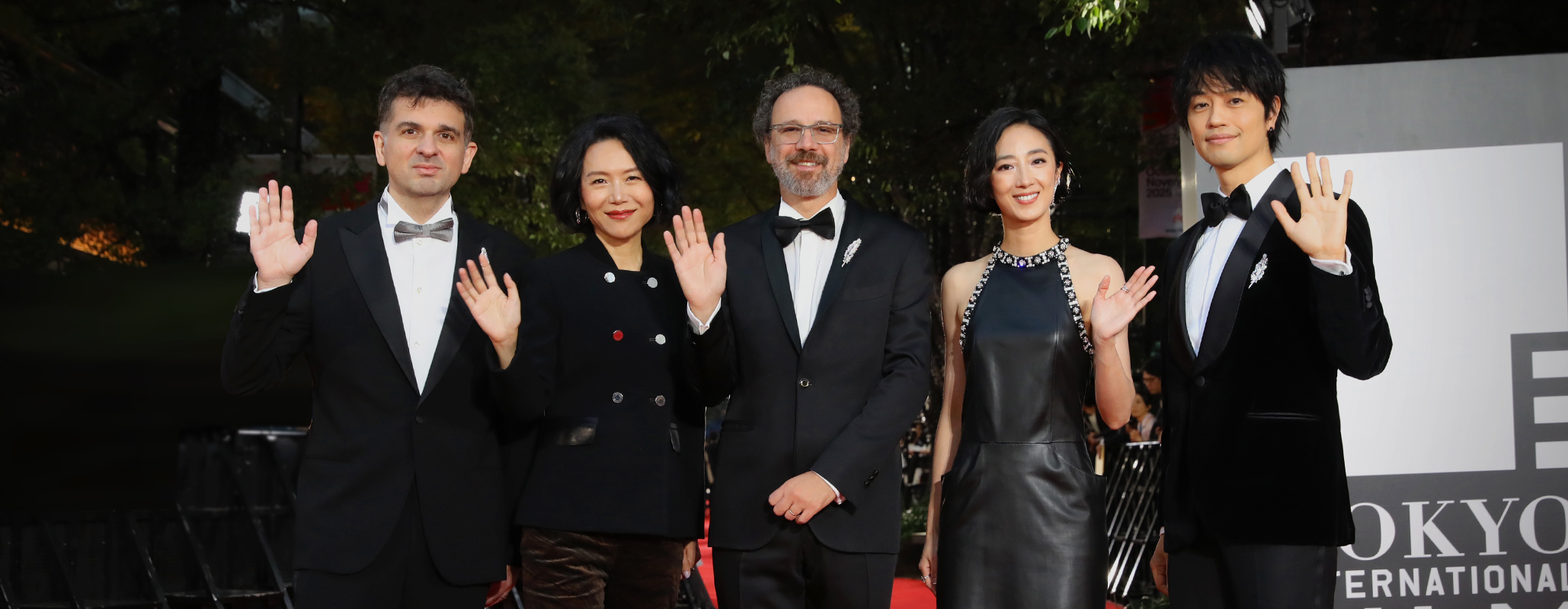 レッドカーペット コンペティション審査委員 シャトリアン・カルロ、グイ・ルンメイ、ラクロー・マチュー、斎藤工、チュウ・ヴィヴィアン