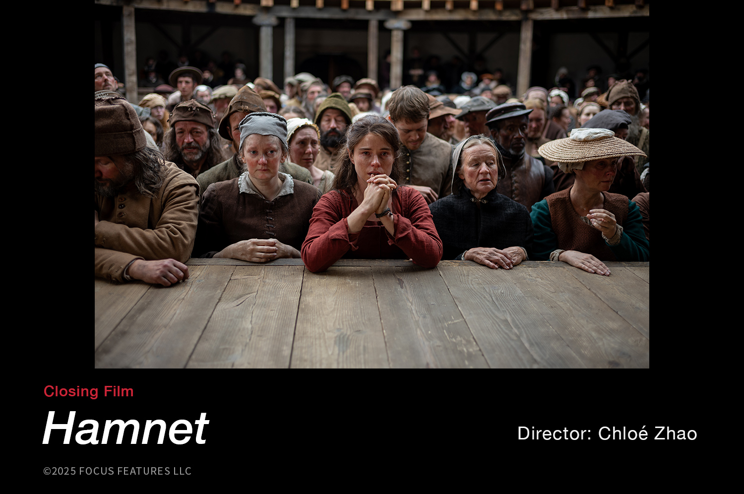 38th Tokyo International Film Festival Closing Film Hamnet Director: Chloé Zhao